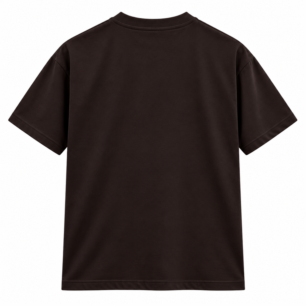 Peace in Chaos Mandala Coffee Brown Classic Crew T-Shirt