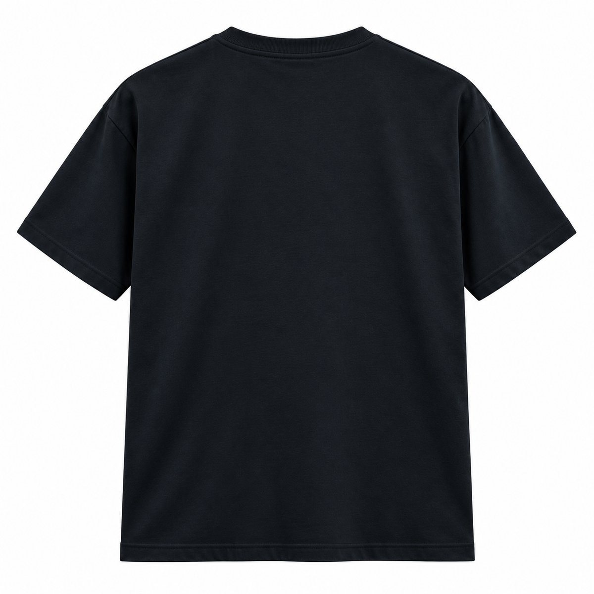 Peace in Chaos Mandala Navy Blue Classic Crew T-Shirt