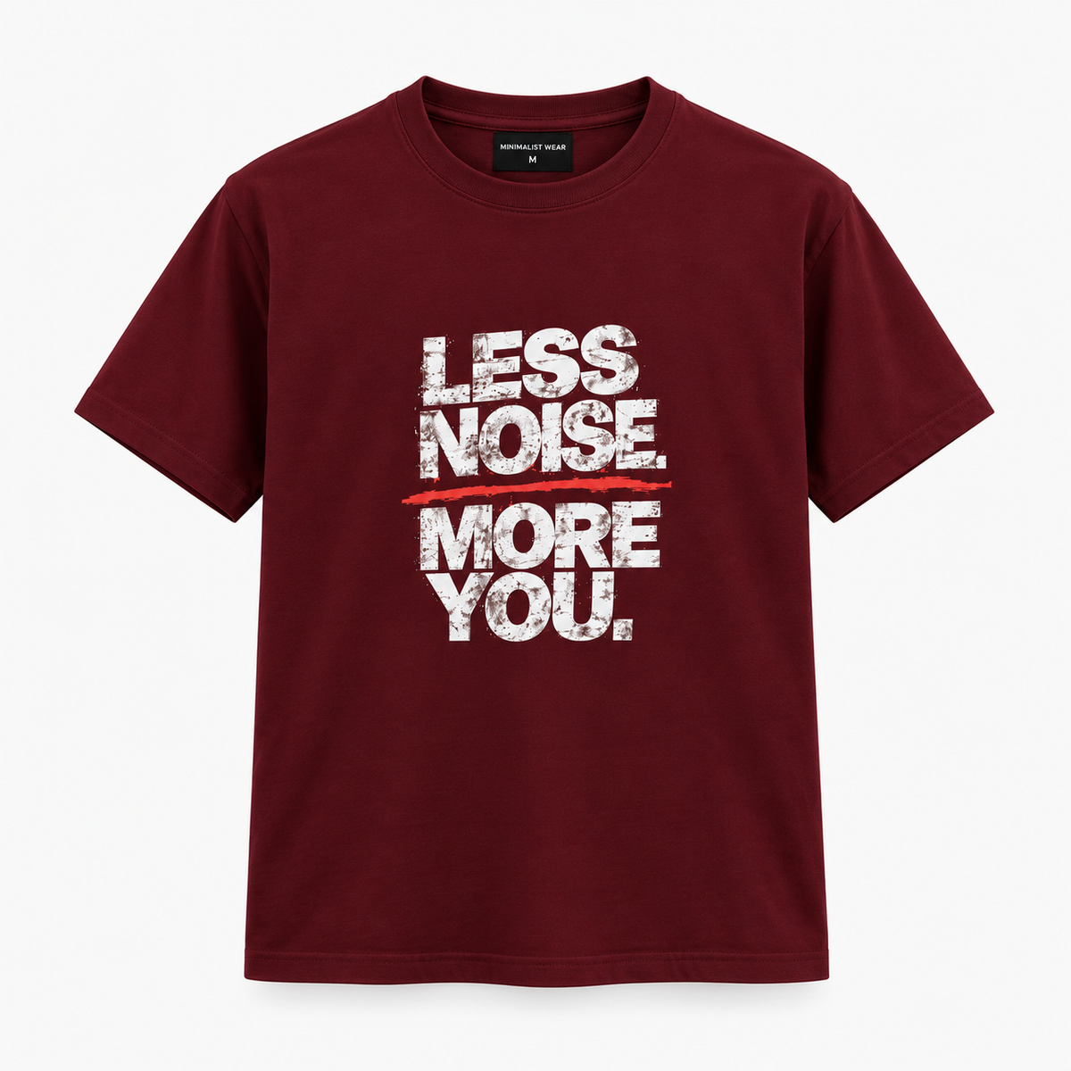 Less Noise, More You Mens Classic Crew T-Shirt